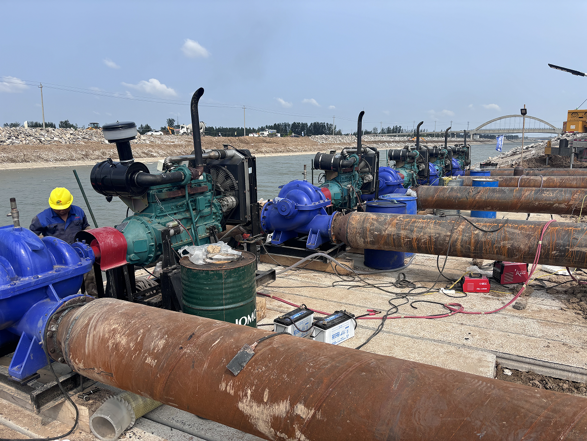 聚焦一線|施工概預算院：東平湖洪水相機南排工程施工現(xiàn)場調(diào)研